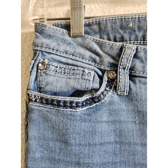 Shyanne Wide Leg Denim Light Wash Jeans- 26Wx34L - Picture 3 of 7